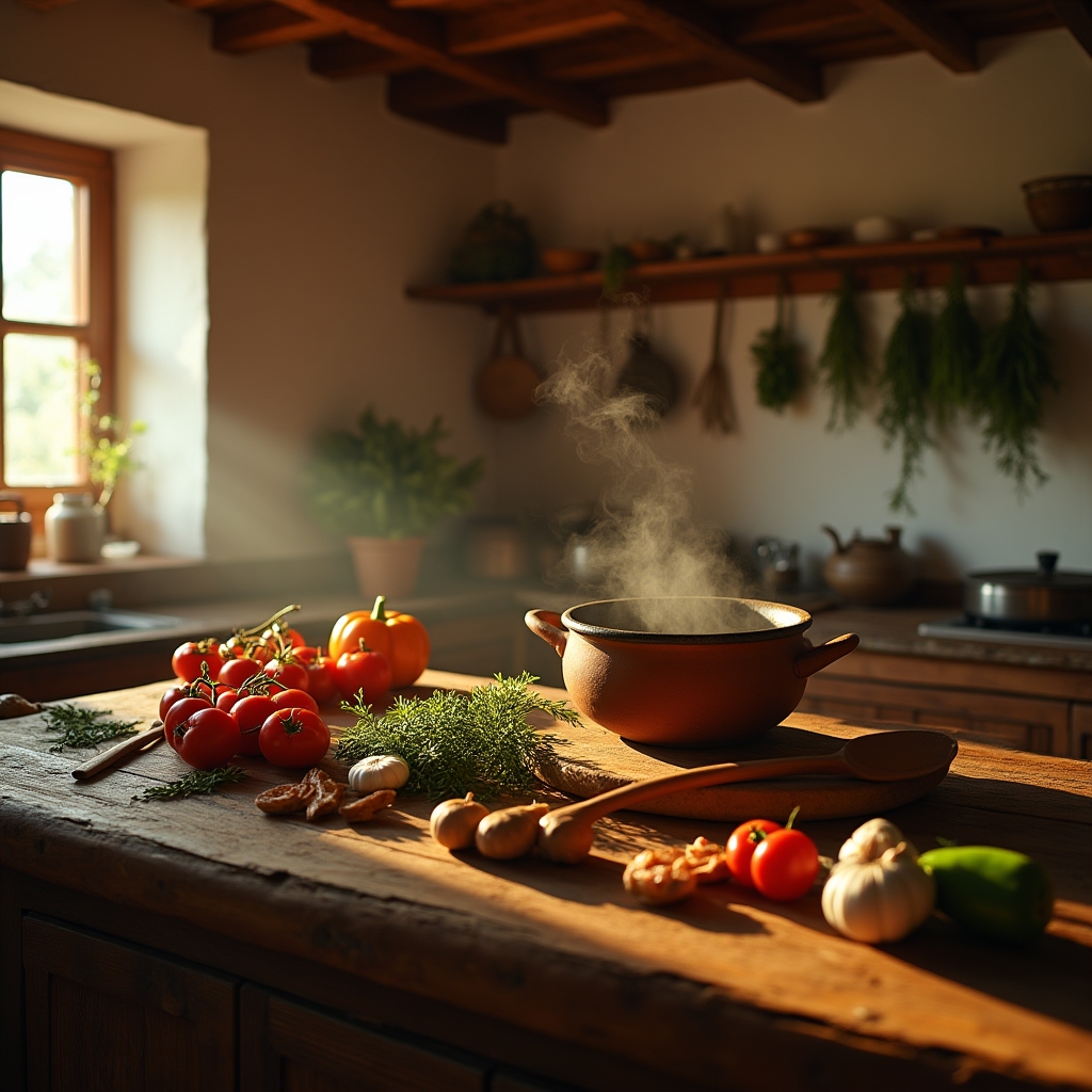 Bucătărie tradițională românească cu ingrediente locale
